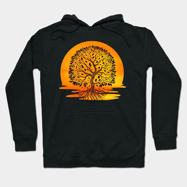 Sunset of Life Hoodie by Mazzlo Shop